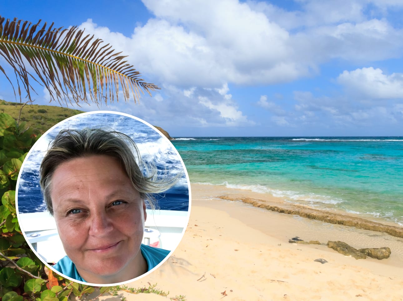 Paratiisisaari St. Croix'lla asuu yksi suomalainen, Marjo Aho.