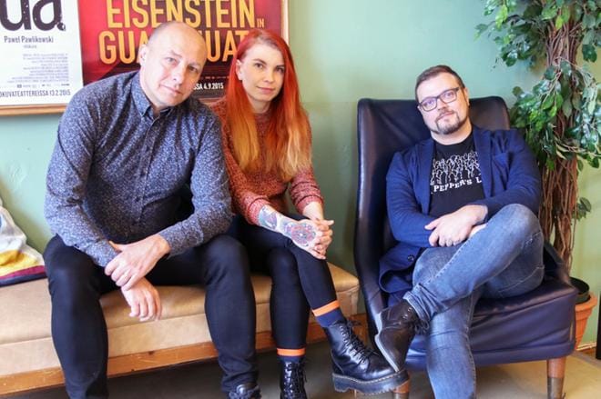 The Beatlesin Abbey Road -albumin julkaisemisesta tulee tänä vuonna kuluneeksi 50 vuotta, kertovat Hippi Hovi, Jessica Mattila ja Eero Paalanen. Juhlavuoden kunniaksi järjestettävästä West Coast Fab Festistä pääsee nauttimaan osittain myös ilmaiseksi. Kuva: Sarianne Lakso