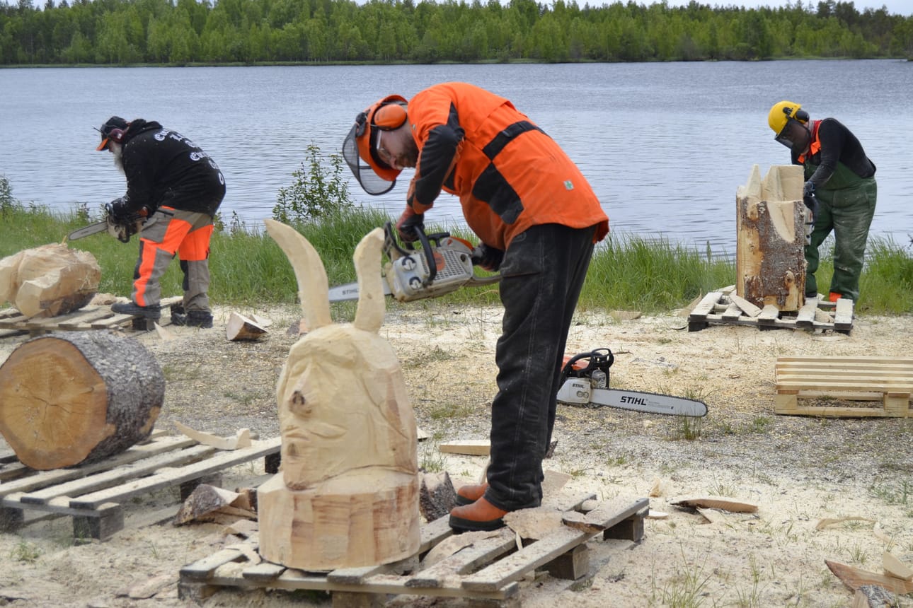 Moottorisahataidekurssi järjestetään nyt kolmatta kertaa.
