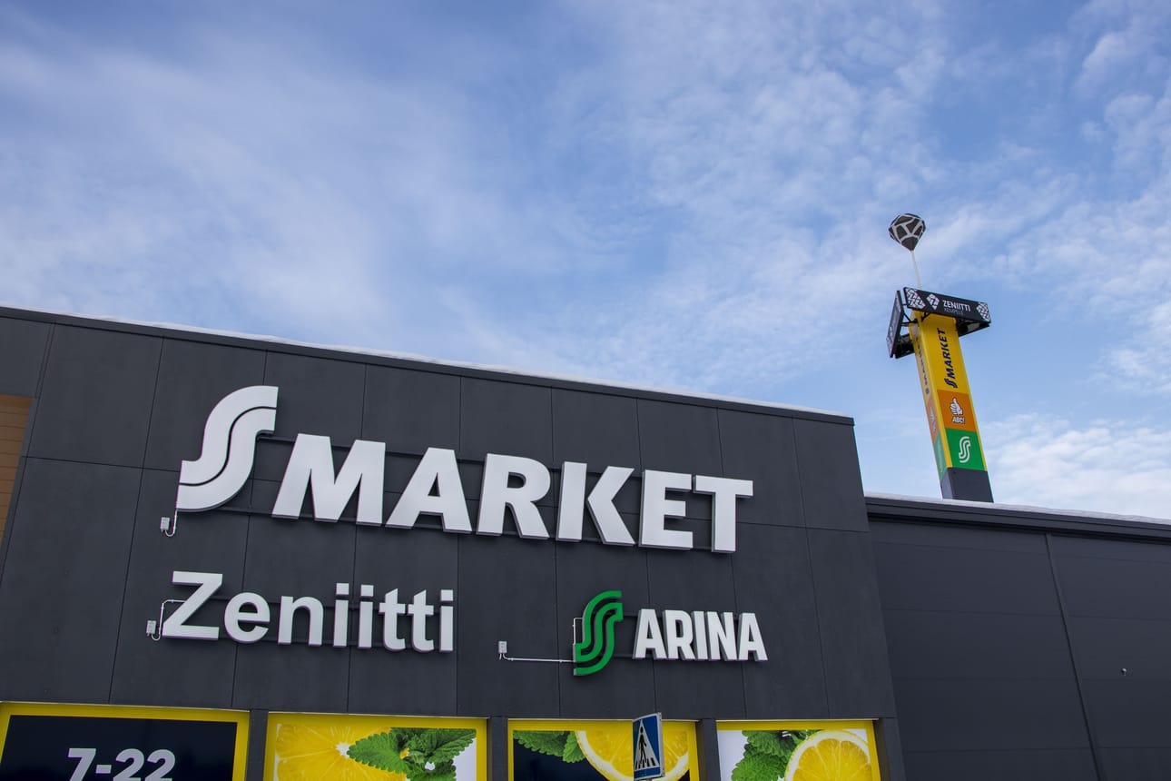 Zeniitin S-marketin yhteyteen tulee myös ABC:n automaattiasema.