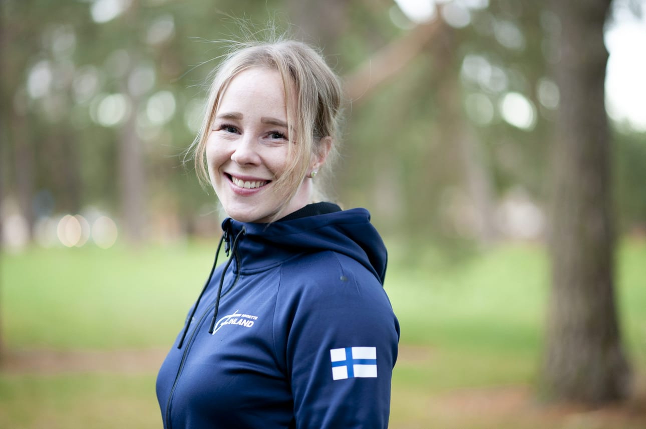 Katariina Kurikko pääsi palaamaan jäälle jo kaksi kuukautta toisen aivoleikkauksensa jälkeen. Kova työnteko palkittiin paikalla Suomen kisajoukkueessa. LEHTIKUVA / MIKKO STIG
