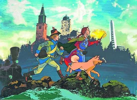 Historian juoksua. Lapset ovat olleet mukana kansakunnan kohtalonhetkissä esihistoriasta nykypäivään.