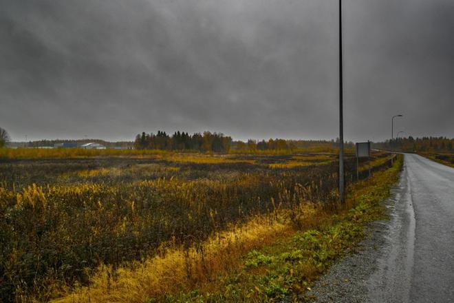 Vaasa tavoittelee akkuteollisuutta. Kuvassa on akkutehtaalle varattua aluetta. ARKISTOKUVA: MINNA ANTILA