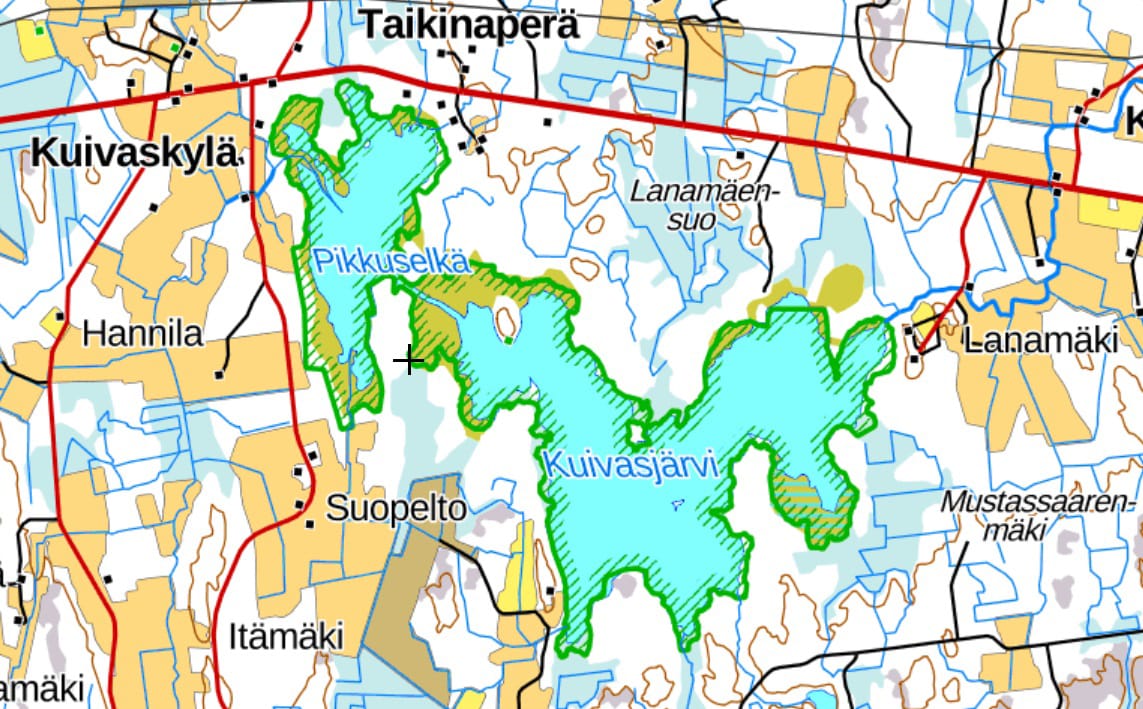 Reheväkasvuinen Pikkuselkä on kasvamassa umpeen. Kuva on viime lokakuulta.