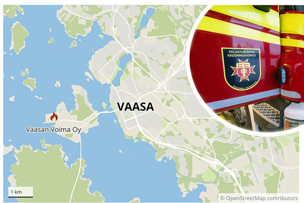 Hakesäiliö kärysi Vaskiluodon voimalaitoksella – Kaukolämmön ja sähkön jakelussa ei häiriöitä