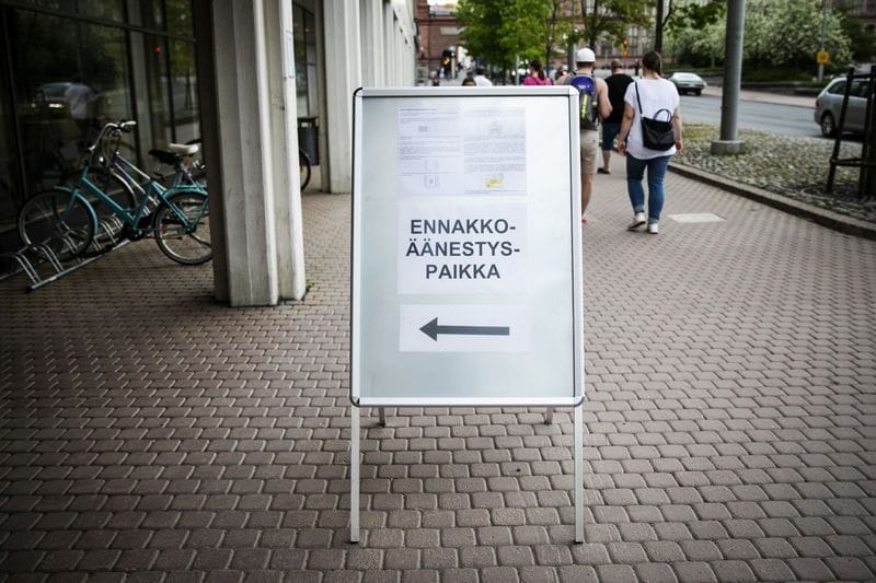 Äänestysaktiivisuus oli Suomessa viime eurovaaleissa 41 prosenttia.