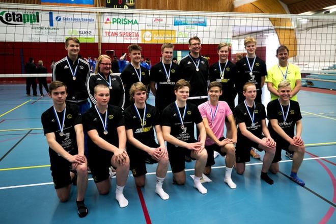 Kauhavan Wisa otti B-poikien SM-hopeaa. Kuva: Jaakko Elenius