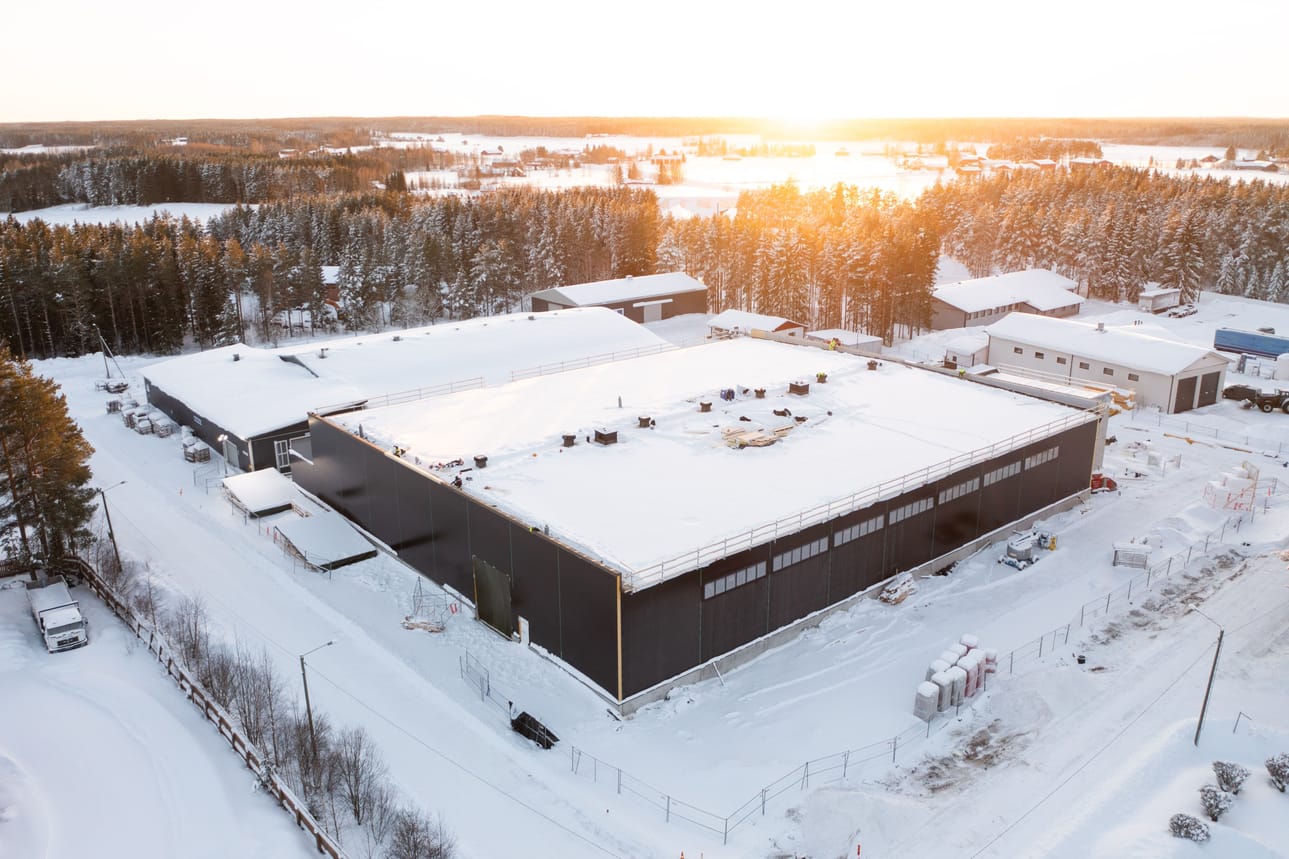 Markki Oy:n uuden tuotantotilan rakentaminen on edennyt aikataulussa.
