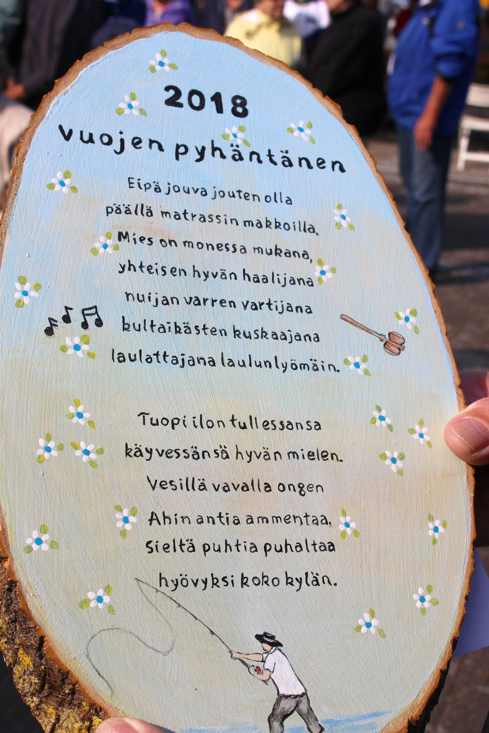 Runon sanat kuvaavat osuvasti Vuojen 2018 pyhäntästä Lauri Törmälehtoa.