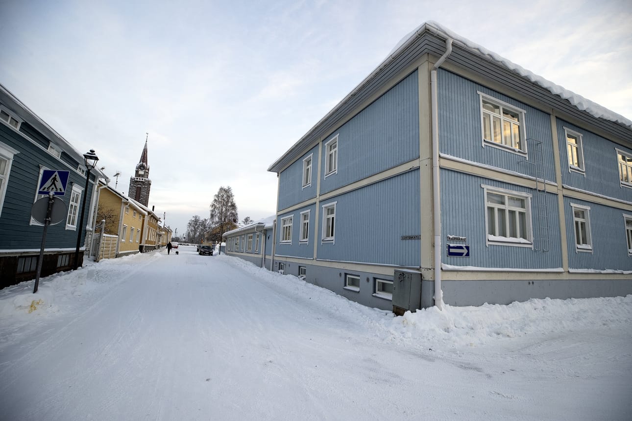 Perjantain jouluikkuna löytyy osoitteesta Kauppakatu 22, mutta Cortenkadun puolelta.