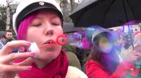 Opiskelijoiden vapun juhlintaa Oulussa