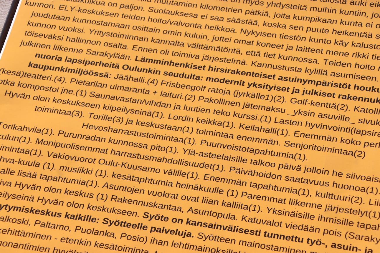 Mitä hyvää Pudasjärvellä on ja mitä kehitettävää Pudasjärvellä on?