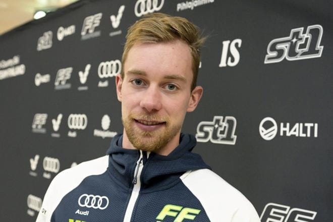 Joni Mäki saavutti viime talvena Ristomatti Hakolan kanssa parisprintin MM-hopeaa. Nyt Mäen päätavoite on Pekingin olympialaisten vapaan hiihtotavan sprinttikisa. KUVA: VESA MOILANEN / LEHTIKUVA