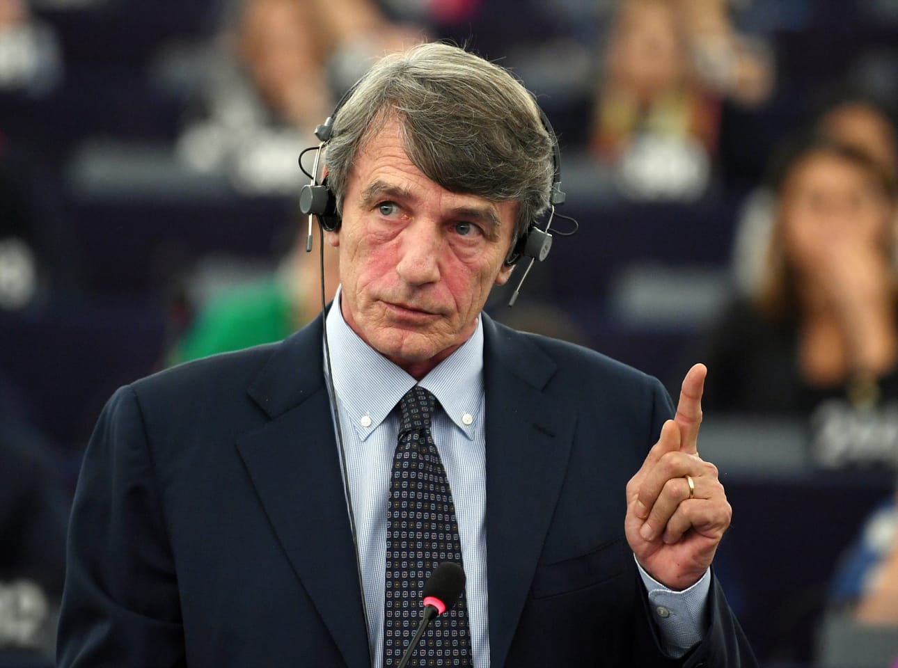 Italialainen David-Maria Sassoli valittiin keskiviikkona Euroopan parlamentin uudeksi puhemieheksi toiselle äänestyskierroksella.
