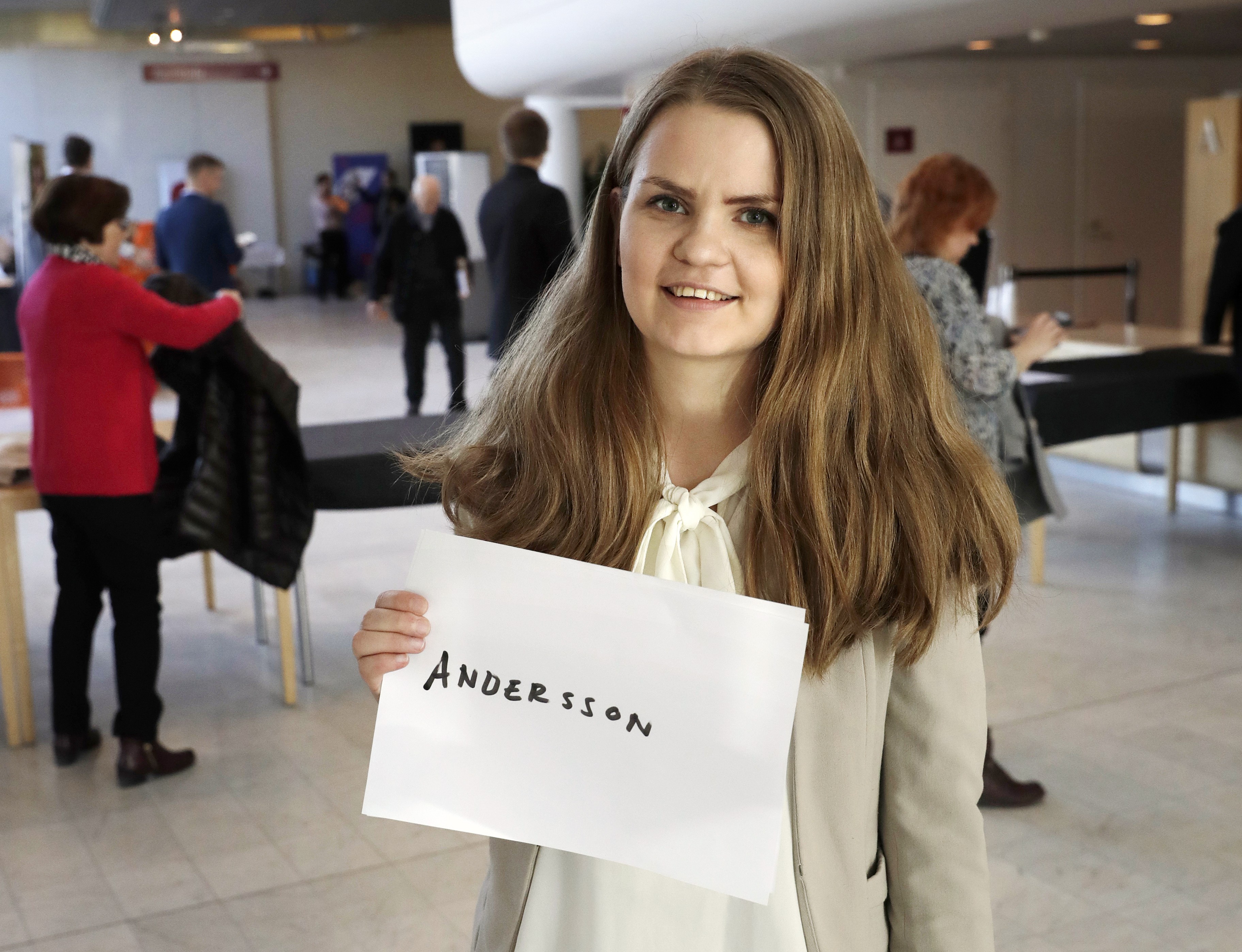 Tietojenkäsittelyn tradenomiksi Oulun ammattikorkeakoulussa opiskeleva Karoliina Koskelo piti Li Anderssonia vaalipaneelin vakuuttavimpana.