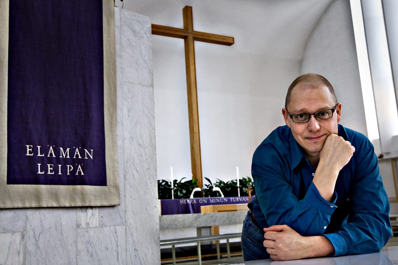 Kontratenori Teppo Lampela oli yksi konsertin solisteista. Lampela esiintyi Seinäjoen Lakeuden ristissä pääsiäisen aikaan myös vuonna 2012. Arkistokuva.