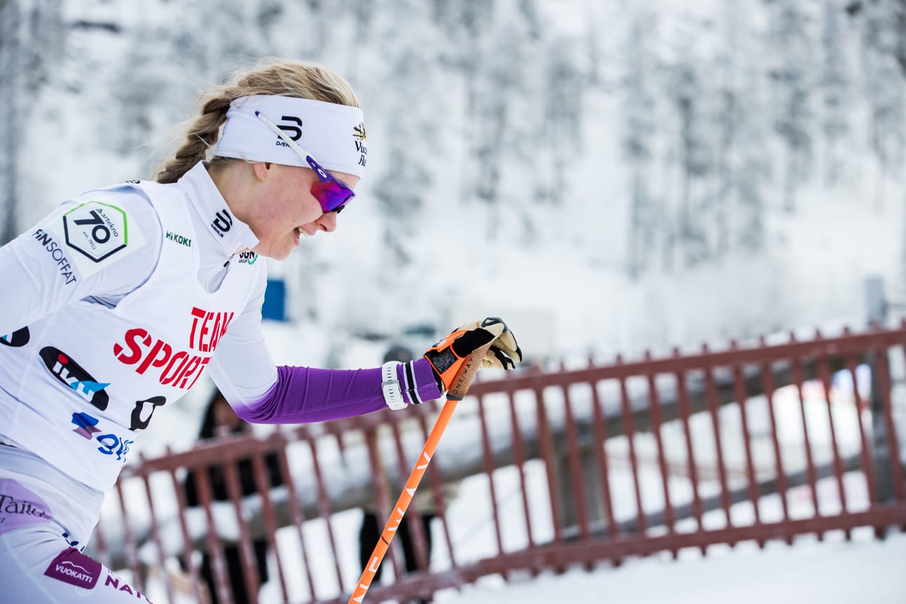 Vilma Nissinen on Electrofitin hiihtäjiä.