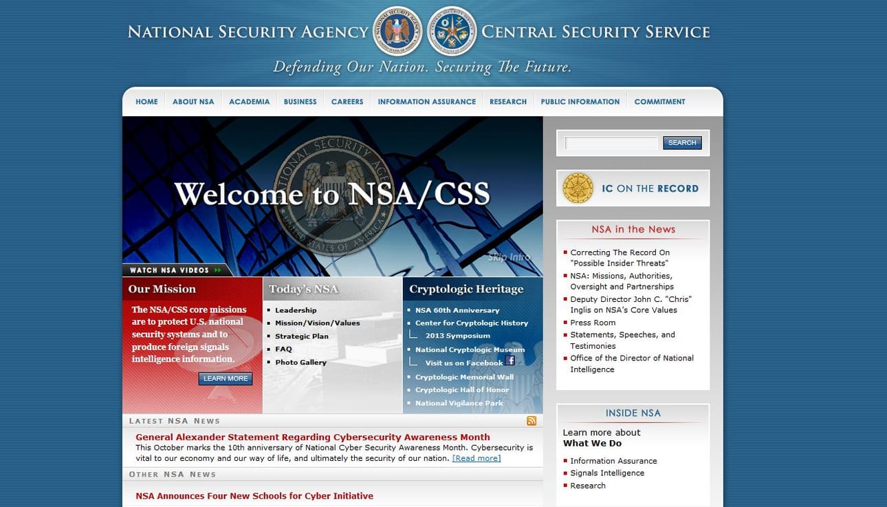 NSA:n sivut toimivat taas aamulla Suomen aikaa.