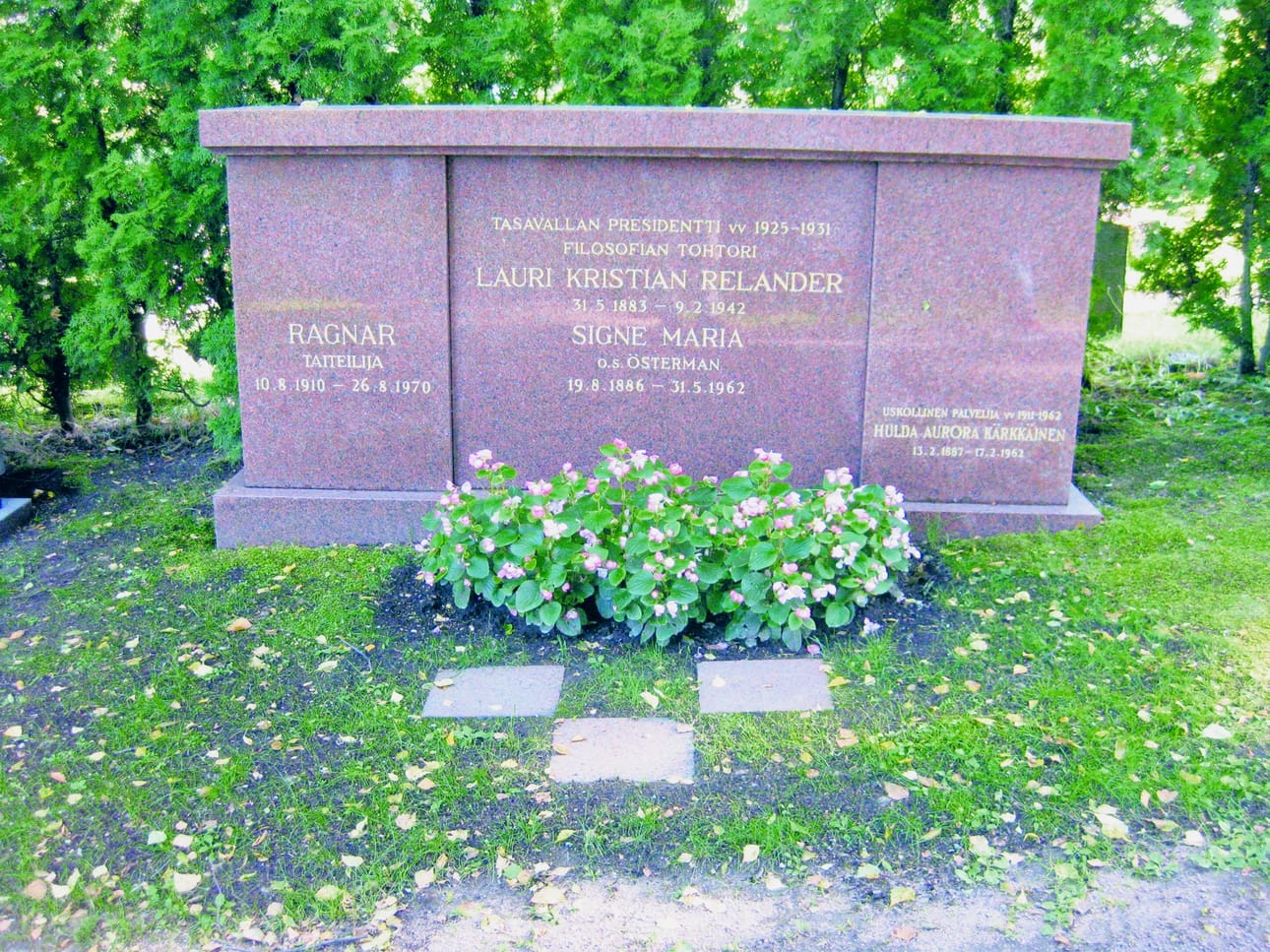 Lauri Kristian Relander (2. presidentti 1925-1931).