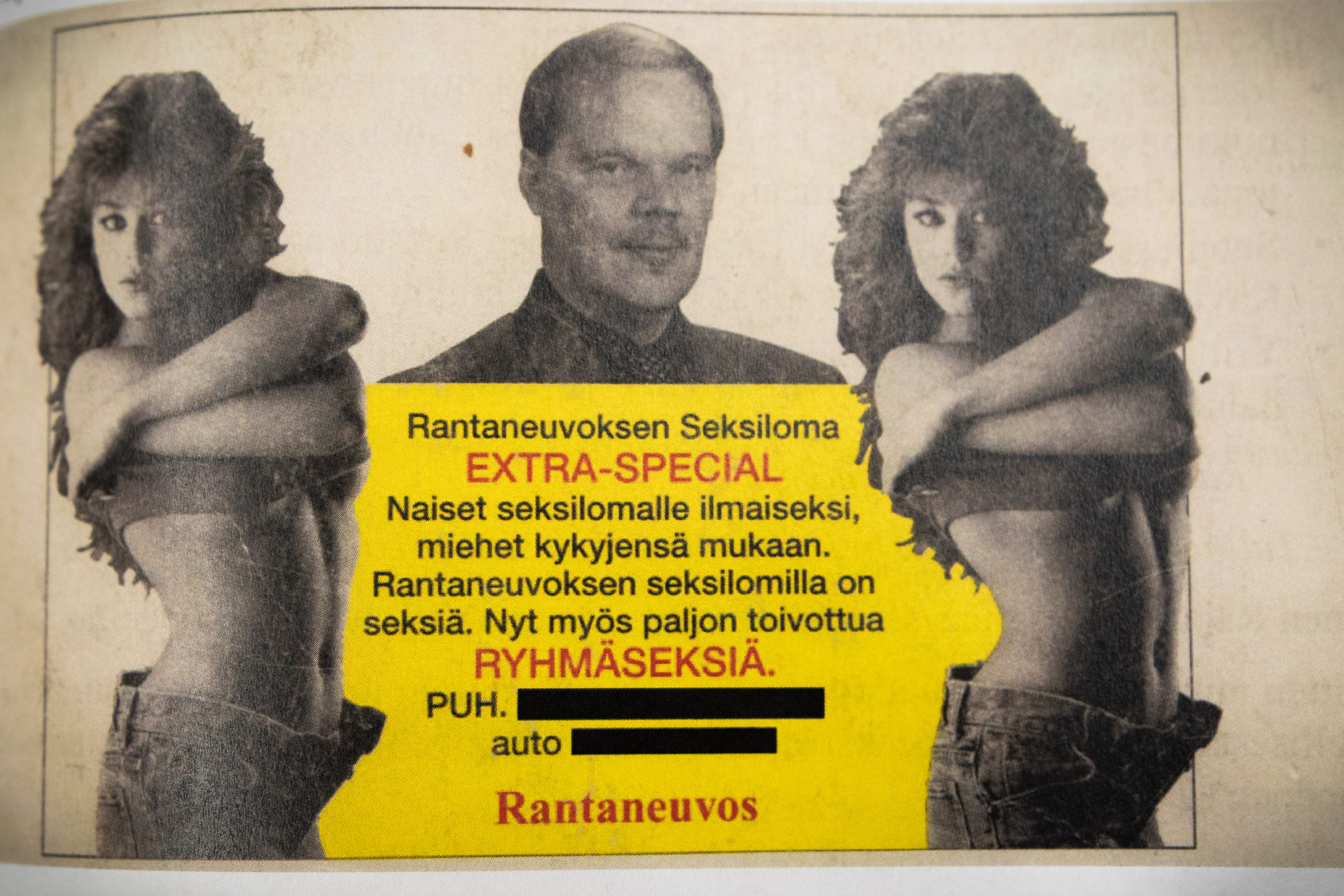 Mainos Rantaneuvoksen seksilomista.