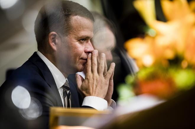 Kokoomuksen puheenjohtaja, valtiovarainministeri Petteri Orpo. KUVA: Joel Maisalmi / arkisto