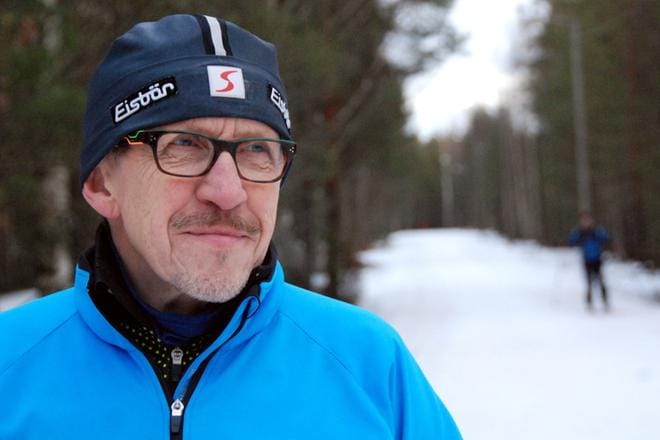 Jorma Hyytiä osallistuu Lahden MM-hiihtoihin nyt kolmannen kerran. KUVA: JARNO RANTA