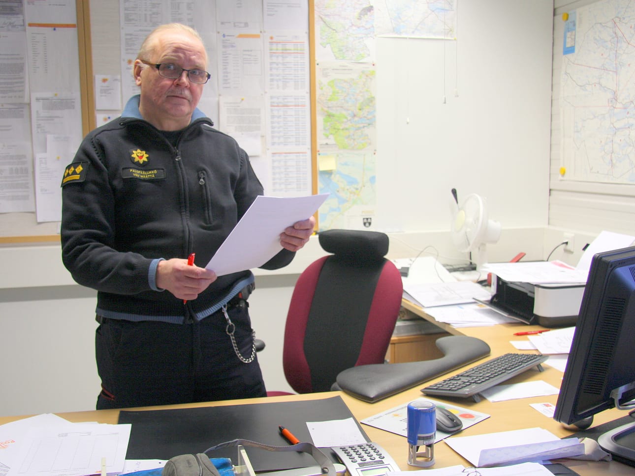Pelastuslaitos piti viime vuonna 15 turvallisuuskoulutustilaisuutta, joissa koulutettiin yhteensä 399 henkilöä, Lapin pelastuslaitoksen Posion yksikön palopäällikkö Veli Määttä esitteli viime vuoden yhteenvetoa.