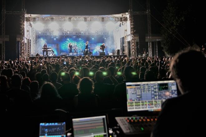Miksaaja Kimmo Ahola on kiertänyt Nightwishin kanssa vuosien aikana kymmenissä eri maissa. KUVA: TIMO ISOAHO