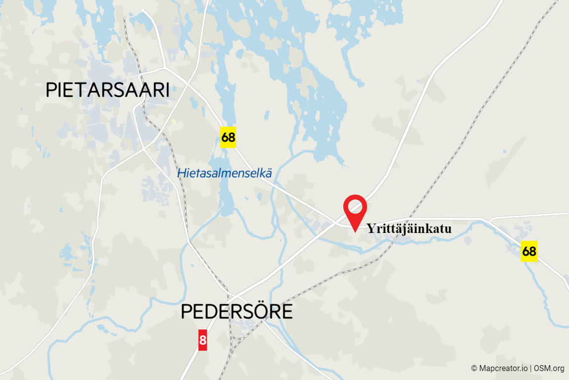 Pressuhalli paloi Pedersöressä – Sisällä energiajätettä