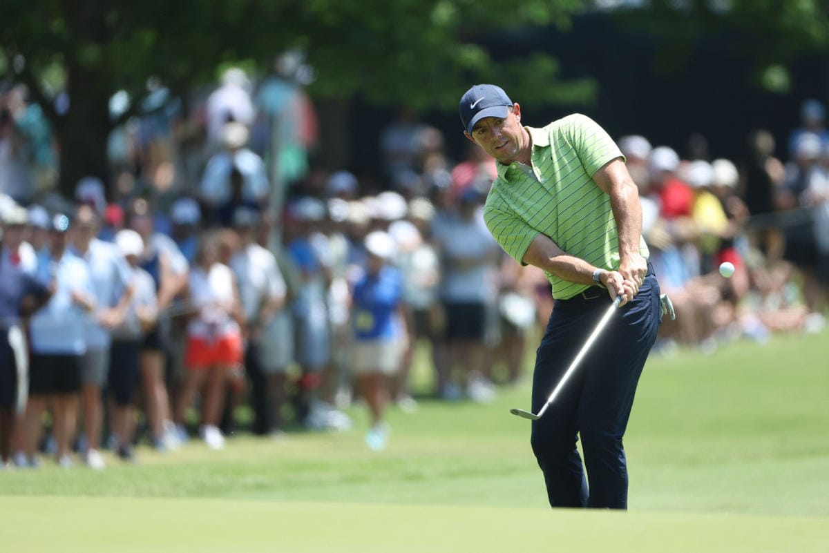 McIlroy oli oivassa vireessä torstain kierroksella. Lehtikuva/AFP