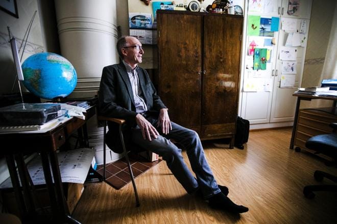 Fundun toimitusjohtaja ja yksi perustajista on Sakari Korpela. Hän siirtyy johtamaan yrityksen hallitusta, joka on vahvistunut ja toimii nyt Korpelan arvion mukaan niin kuin hallituksen kuuluukin toimia. KUVA: KRISTA LUOMA