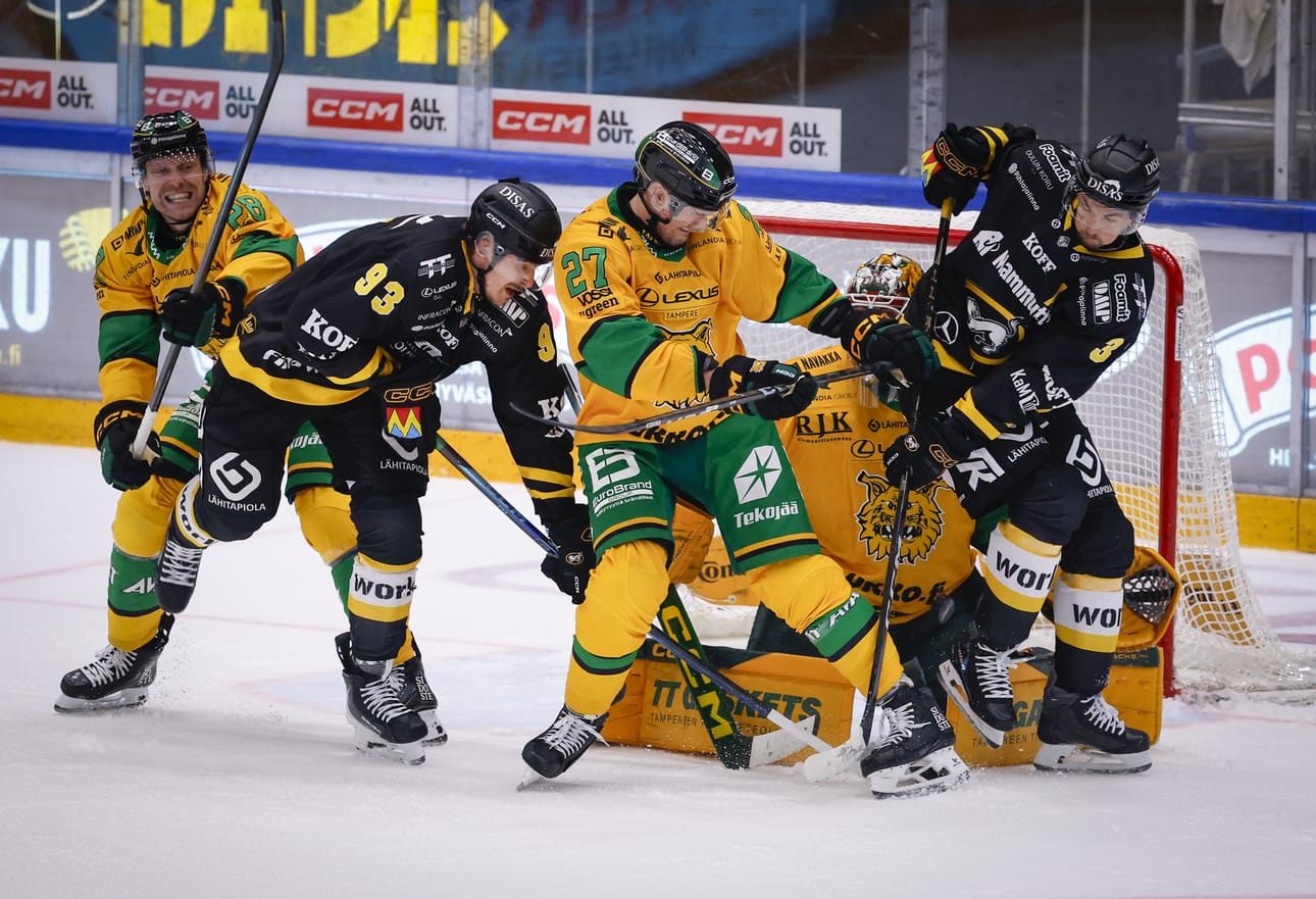 Kärpät ja Ilves kohtasivat Raksilan keskiviikkoillassa.