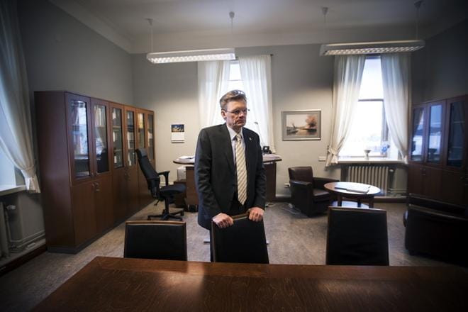 Vaasan yliopiston rehtori Jari Kuusisto sanoi tiistaina luottavansa siihen, että sopu palkkaneuvotteluissa syntyy ilman työtaisteluitakin. KUVA: JARNO PELLINEN