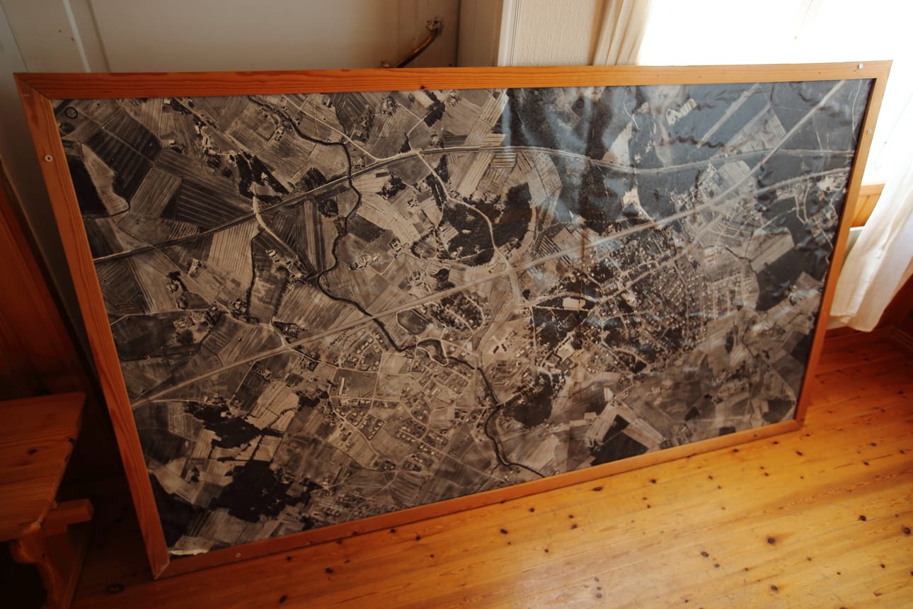 Pattijoki-päivillä on nähtävillä tällainen vanha ilmakuva, joka on otettu Pattijoella 1970-luvulla.