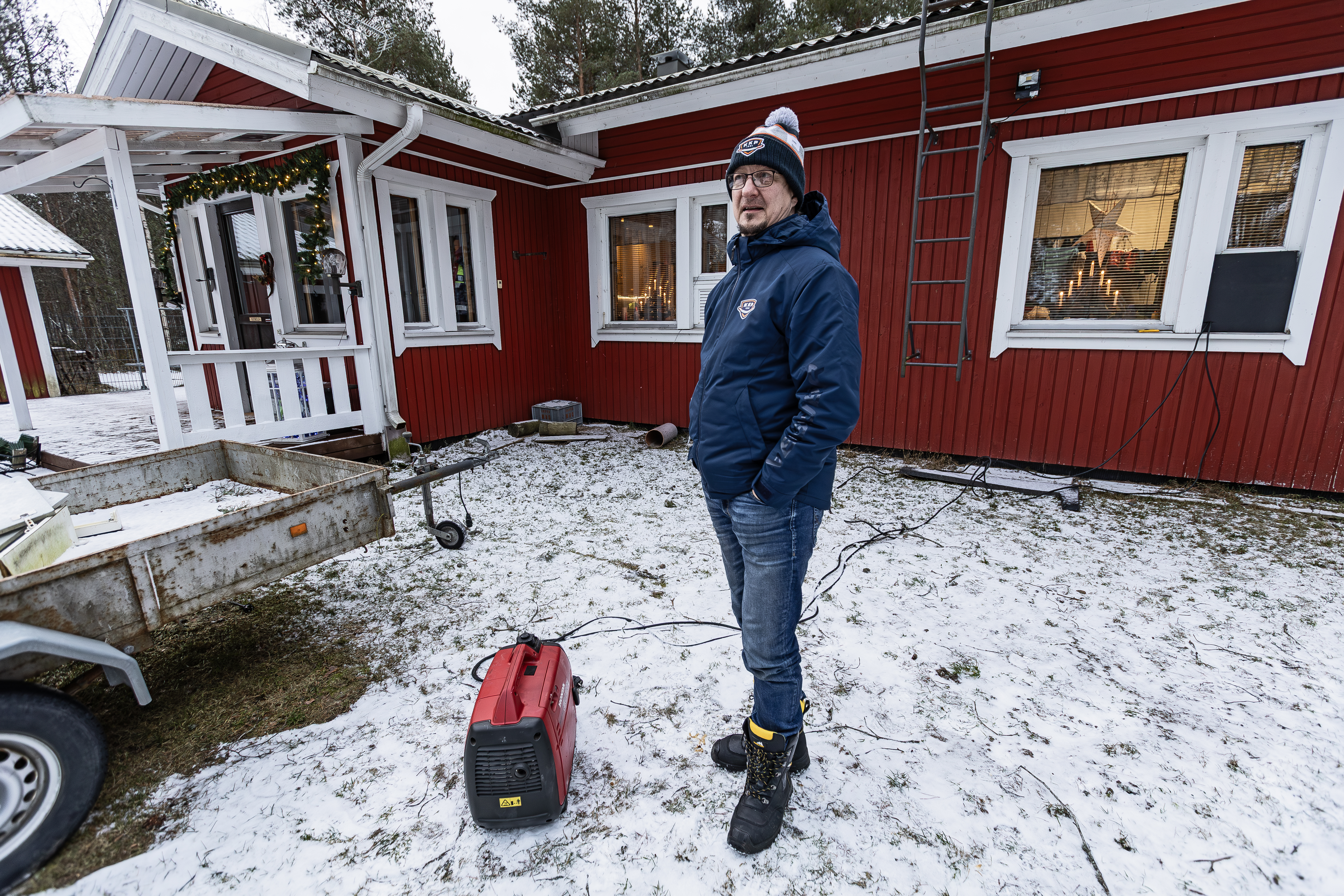 Raahelaisperheen sähkökatko venyi 30 tuntiin – Aggregaatti pelasti pakastimen
