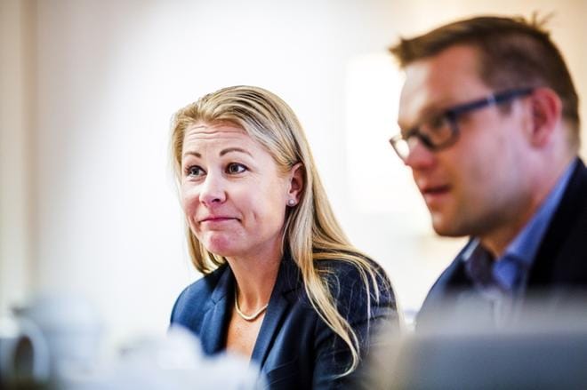 Piia Kattelus-Kilpeläisen ja hänen puolisonsa Sami Kilpeläisen omistama Seinäjokinen-lehti on rekisteröinut sinimusta-verkkotunnuksen käyttöönsä. Arkistokuva: Krista Luoma