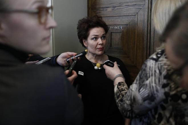 Keskustan varapuheenjohtaja Hanna-kaisa Heikkinen. Kuva: Joel Maisalmi