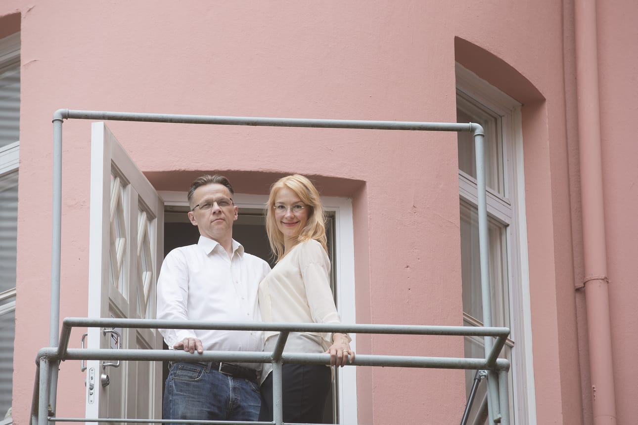 Pertti Rauhio ja Tytti Tuppurainen.