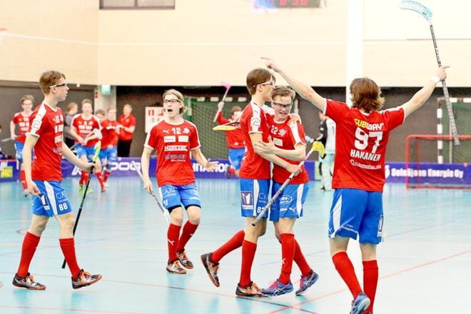 SPV on B-poikien Suomen paras salibandyjoukkue. KUVA: HEIKKI HAKANEN