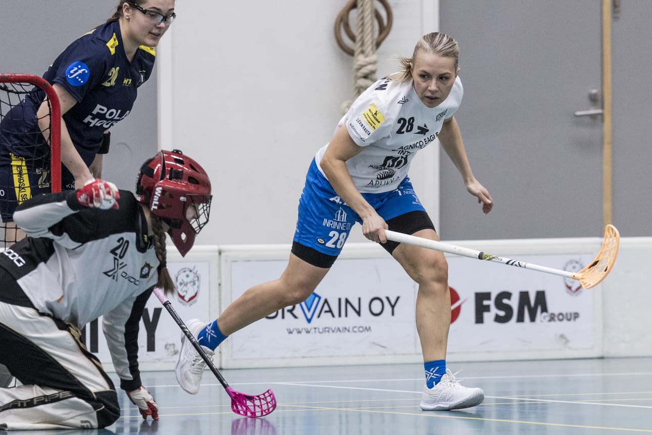 SBC Levin kapteeni Heidi Hämäläinen on päässyt kokemaan minkälaista on pelata 1-divisioonassa.