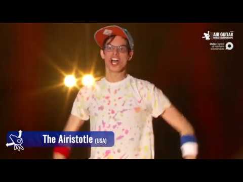Toiseksi ilmakitaraa veivanneen Matt ”The Airistotle” Burnsin tyylinäyte