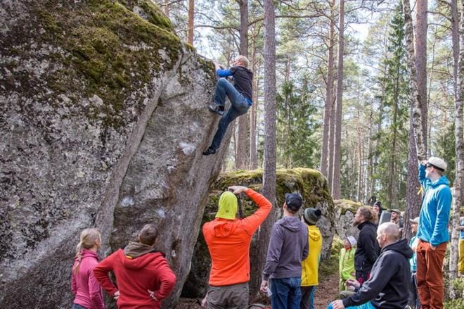 Vaasa BoulderFest järjestetään tänä vuonna kolmannen kerran. KUVA: MARIA HAUTAVIITA