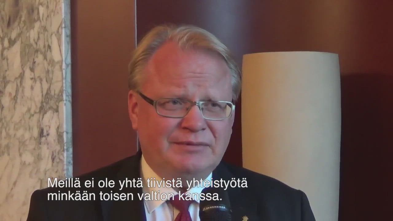 Ruotsin puolustusministeri Peter Hultqvist