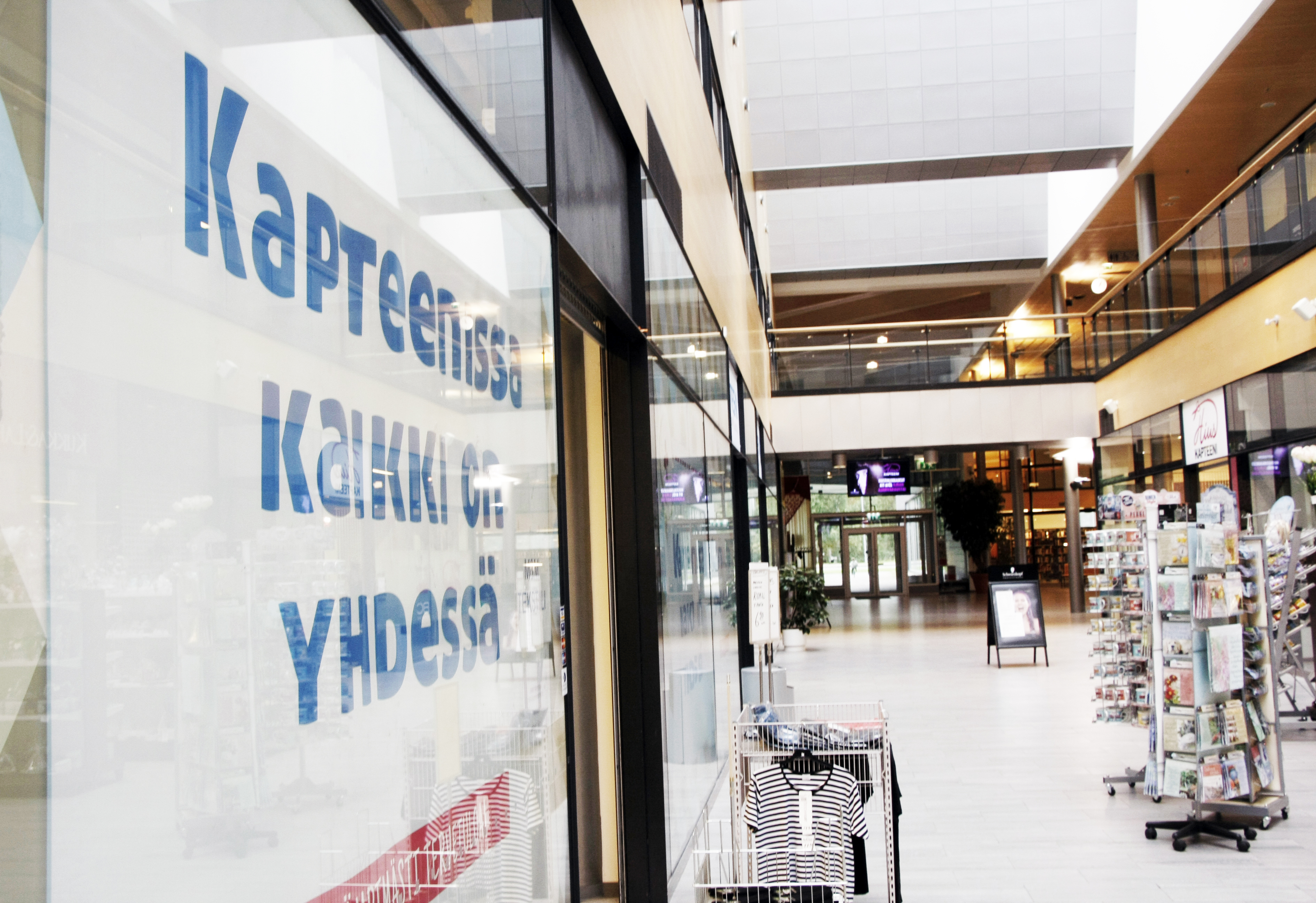 Kapteenissa on keskipäivällä rauhallista. Iltapäivästä vilkastuu.