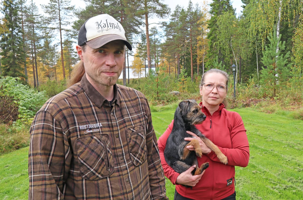 Pudasjärveläiset Antti ja Sanna Kokko ovat mukana Riistakoir-kilpailun järjestämisessä Pudasjärvellä.