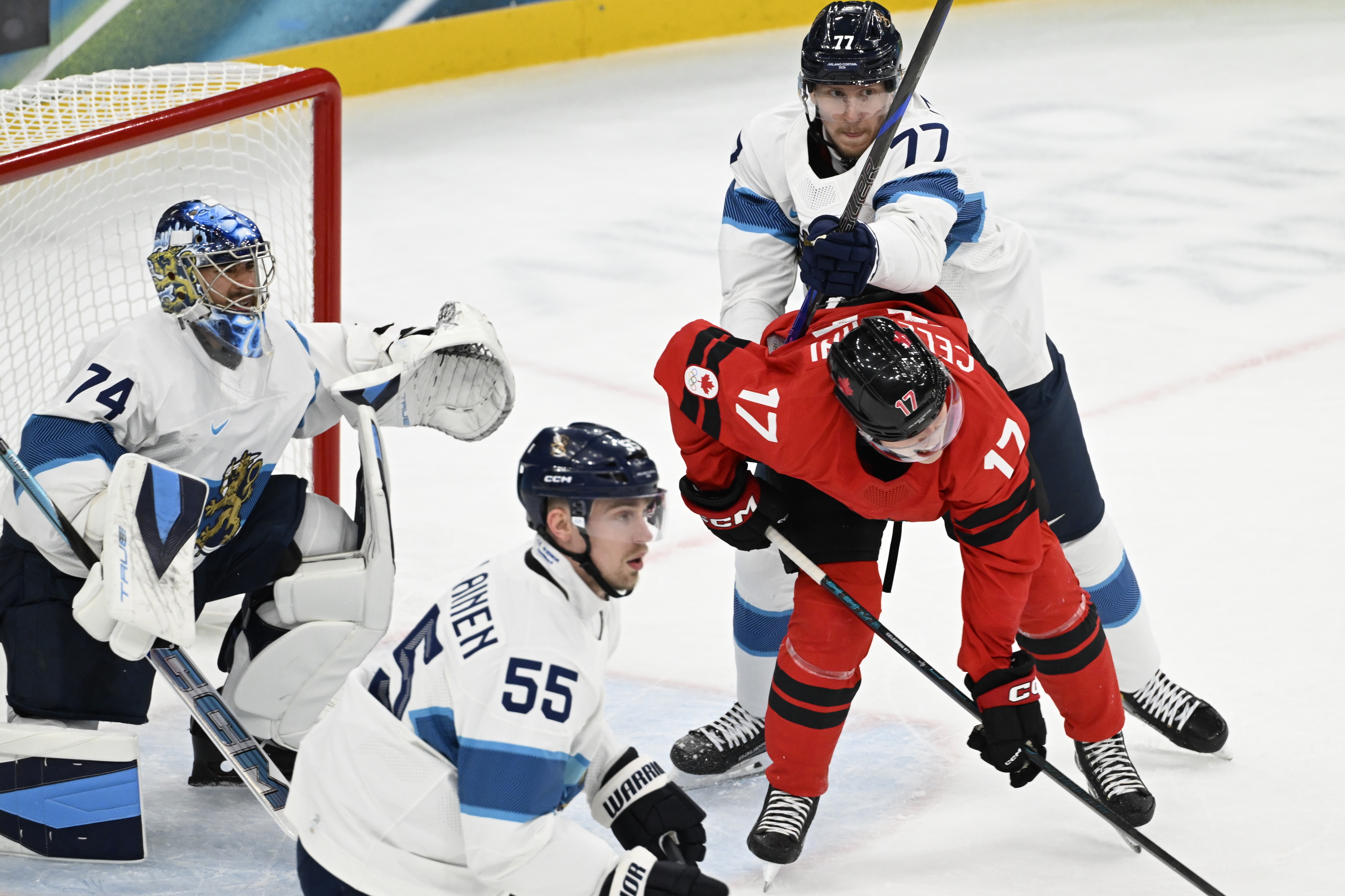 Leijonien johdossa toiselle erätauolle – Kanada kirii olympiavälierässä