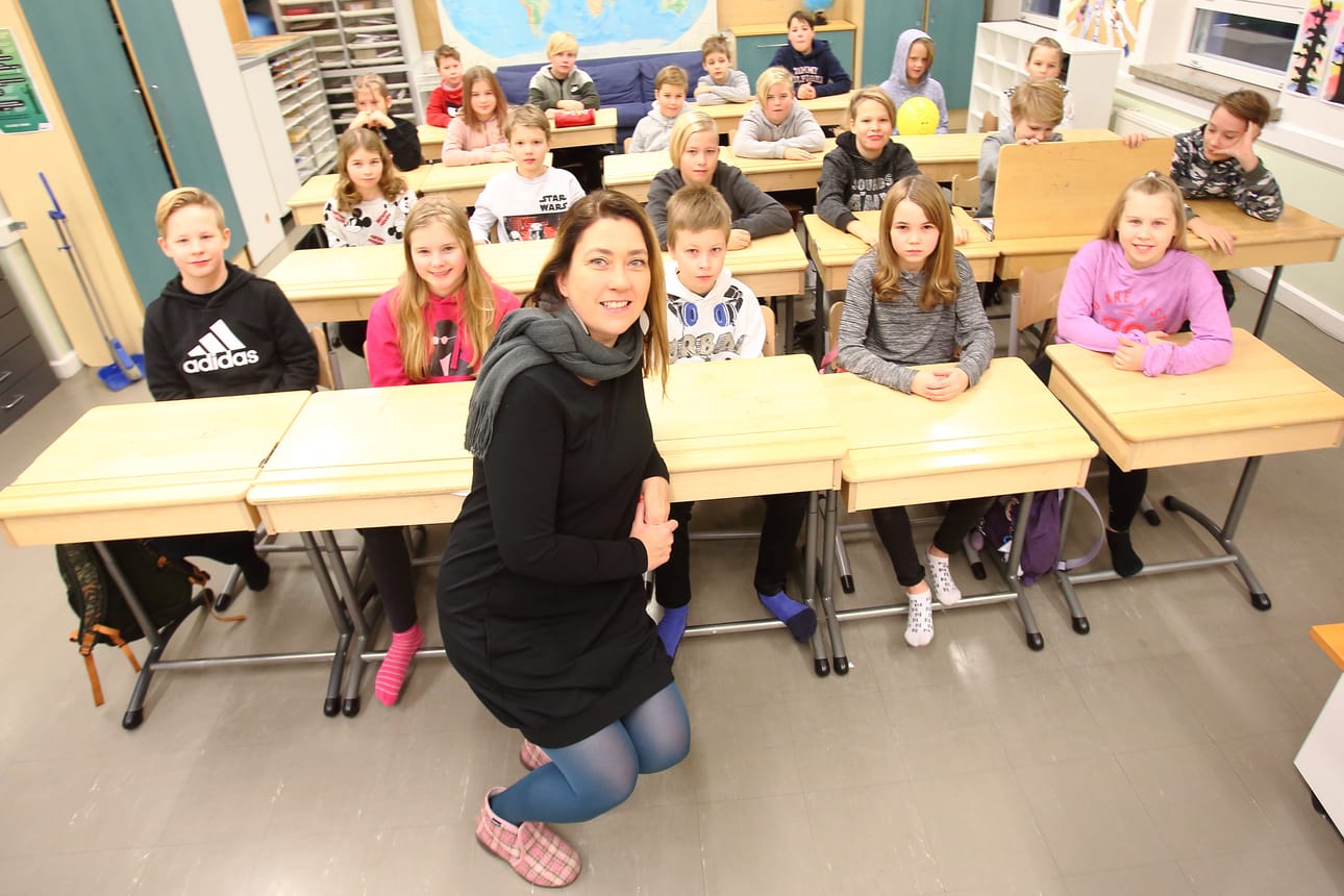 Susanna Wåghals-Päätalo työskentelee luokanopettajana Oulussa Pateniemen koulussa. Luokka on 5B.
