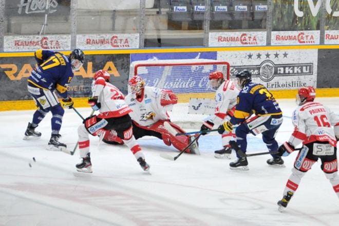 Sport oli tiistainakin Lukkoa etevämpi. KUVA: JOONAS SALO