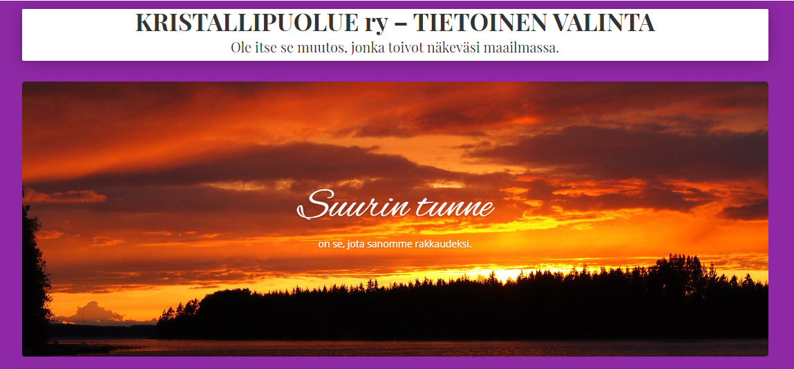 Uutissuomalainen: Vaihtoehtohoitoja ajava Kristallipuolue nousemassa puoluerekisteriin