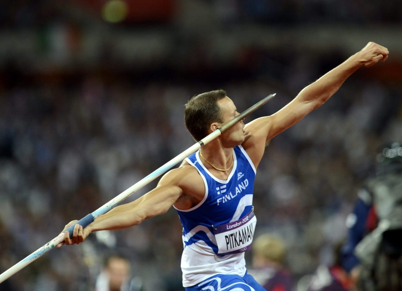 Tero Pitkämäki heitti olympialaisten karsintakisassa lupaavasti.